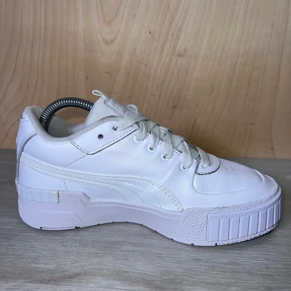 ‎Puma Cali Sport White/Gold 373871- 01 Women's 5.5